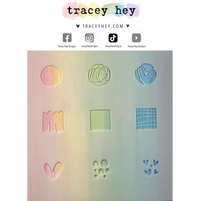 Tracey Hey Stencil - Swatch This